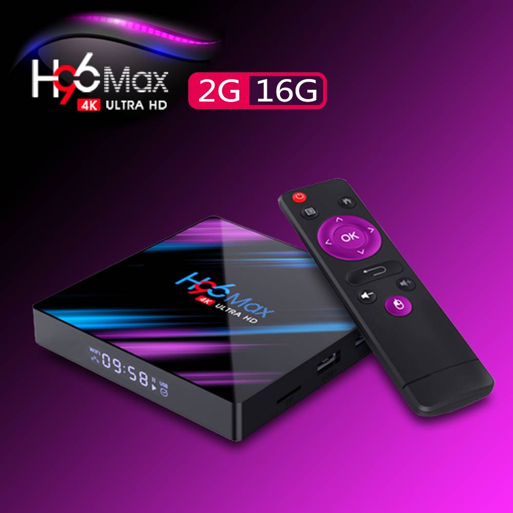 H96 Max RK3318 TV Box 2GB RAM 16GB ROM Android 9.0 TV Box 4K