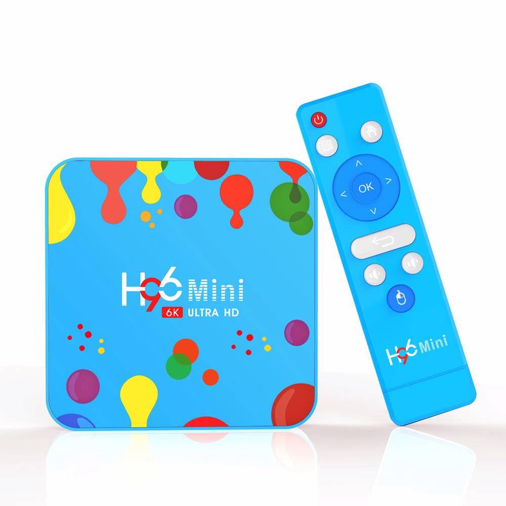 H96 MINI H6 4G+128G Quad Core Android 9.0 Smart TV Box Support 6K Ultra HD