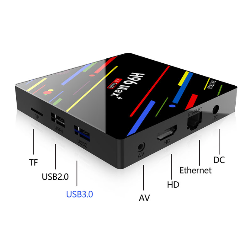 Smart Android TV Box H96 Max+RK3328 4GB RAM 32GB 64GB ROM TV Box 4K