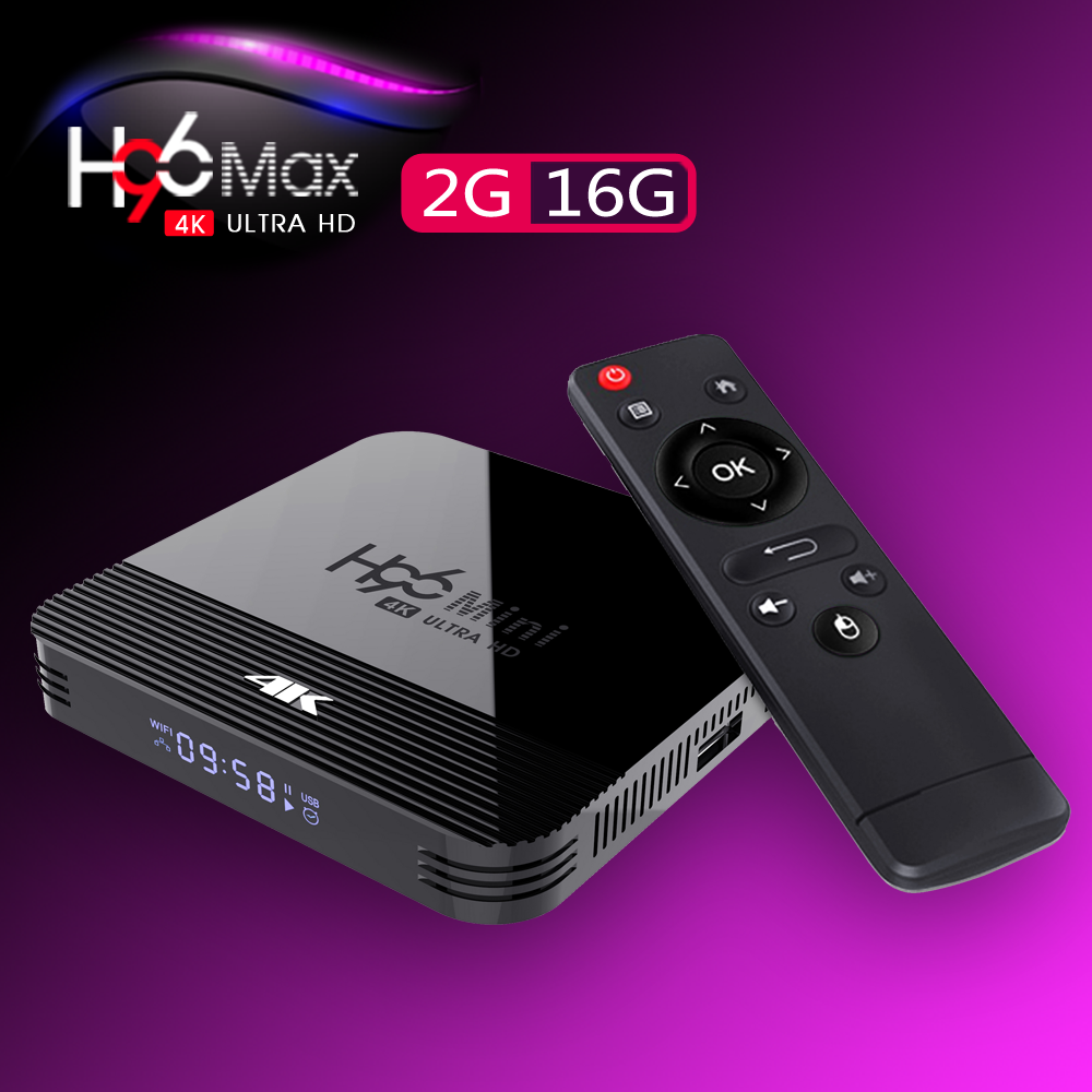 Best android box tv 2g 16g goole play tvbox H96 mini H8 android tv set-top box 