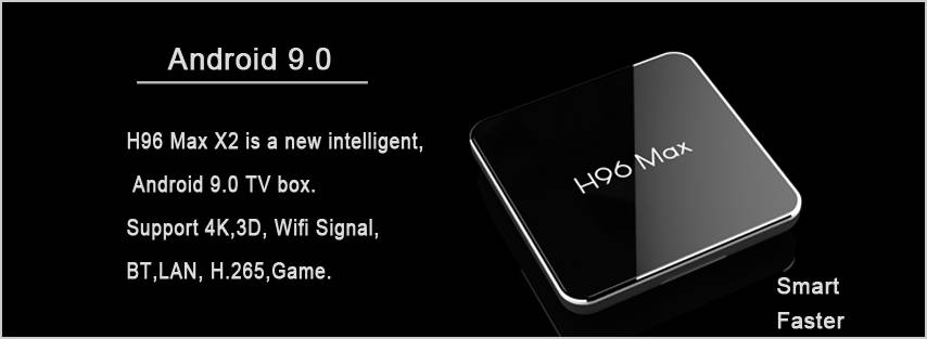 ANDROID 9.0 TV BOX- H96 MAX X2