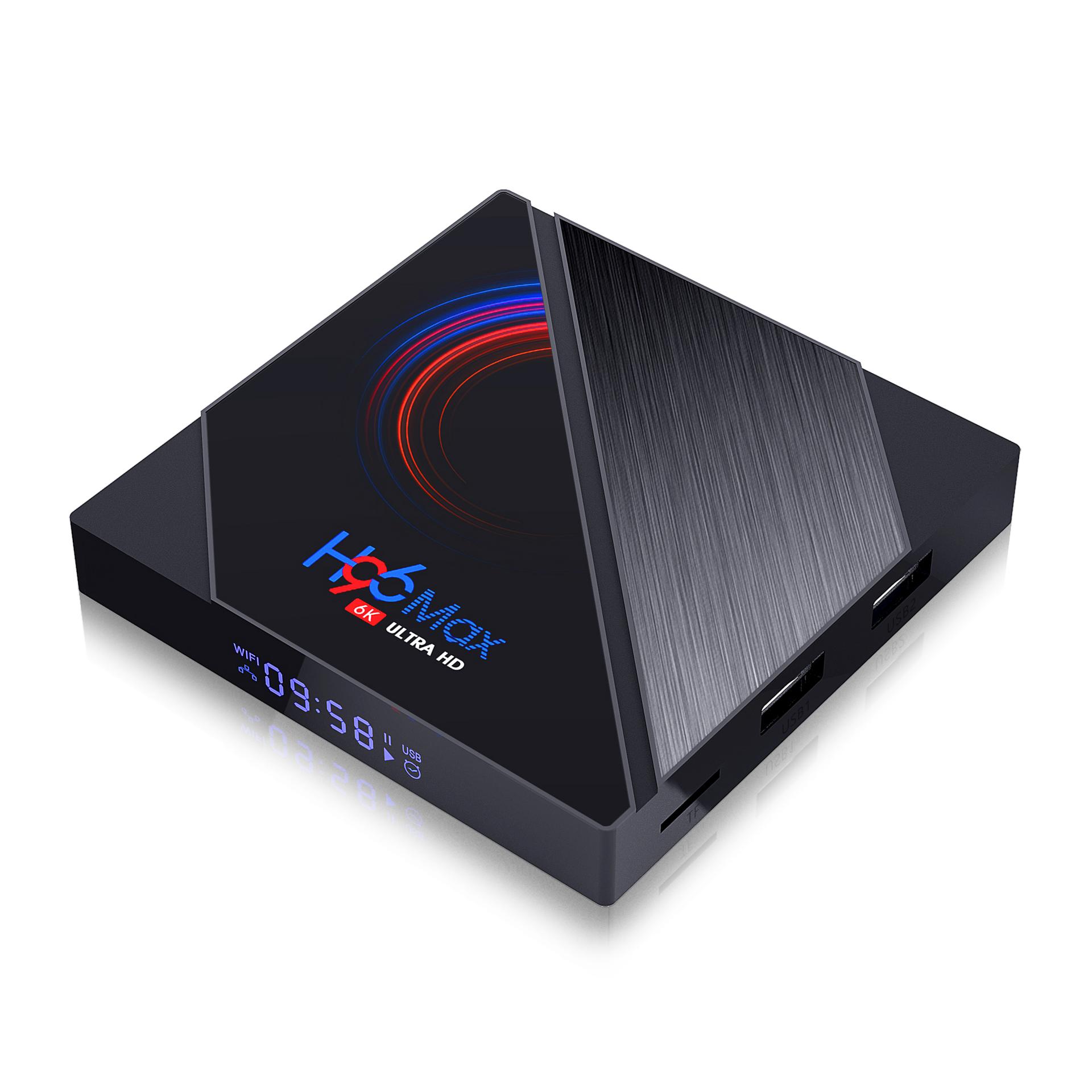 Factory direct sales H96 Max Allwinner H616 2GB 16GB Smart 6k Android TV box 