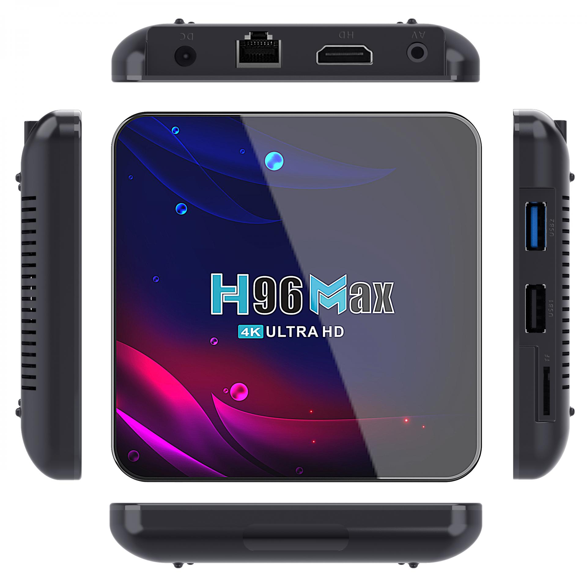 H96 MAX Rockchip 3318 V11 TV BOX 4K ott tv box Android 11 