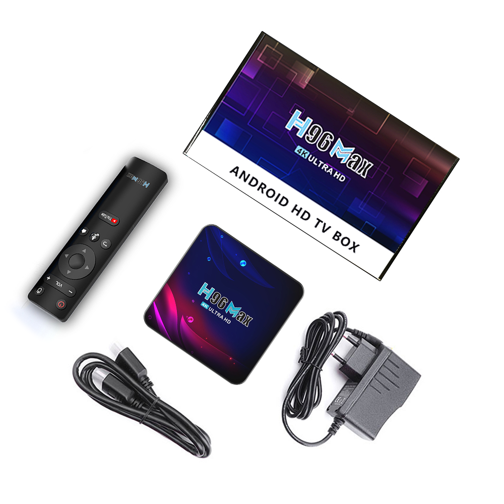 H96 Max V11  Android 11.0 4K h96max TV BOX With BT Bluetooth Gyros Remote
