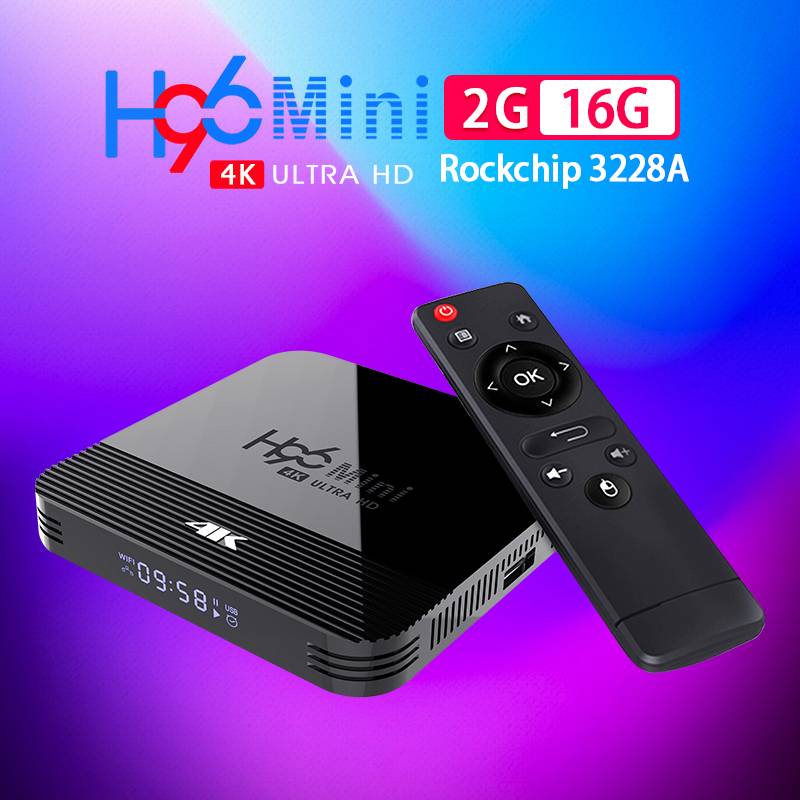 Best Android box tv 2g 16g 4k box H96 mini H8 android  tv Set-top box 