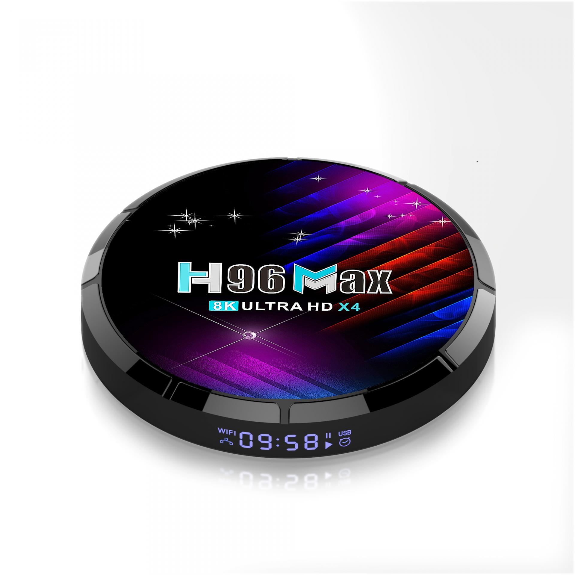 Wholesale H96 Max X4 Amlogic S905X4 tv box 8K Android 11.0 Set Top Box 