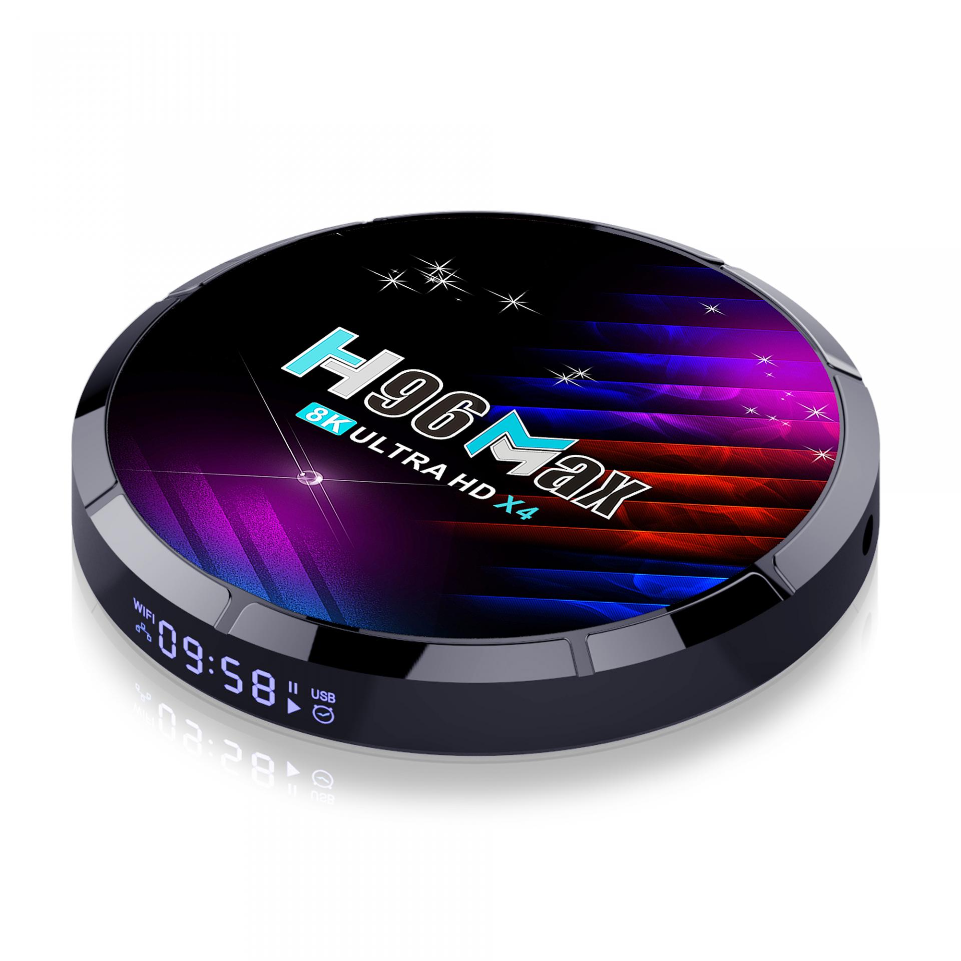 Latest Android 11.0 TV Box H96 Max X4 Amlogic S905x4 8K 2GB16GB wholesale tv Box