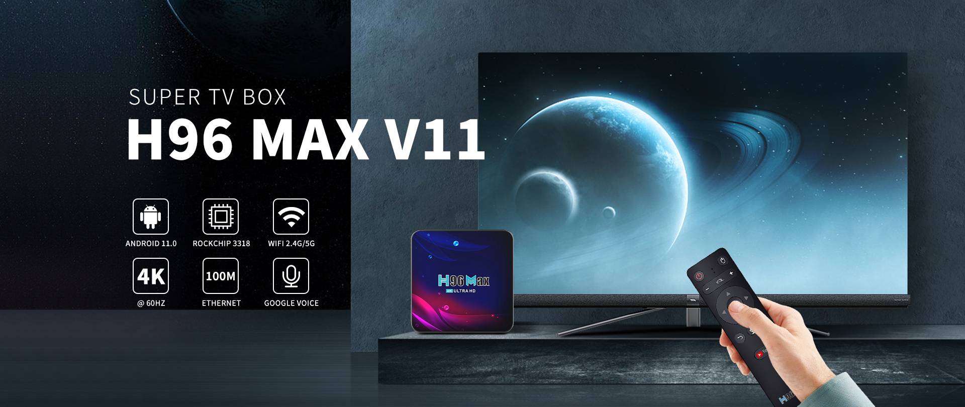 h96max v11 android 11.0 tv box set top box