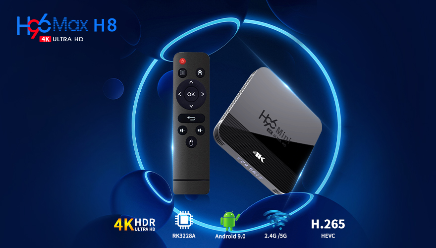 Rockchip3228A TV BOX H96 MINI H8 4k box android tv VS Traditional TV Box