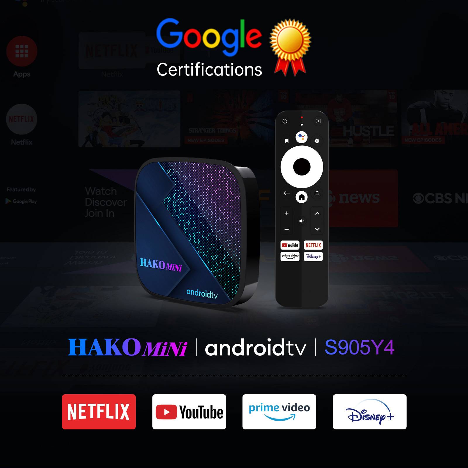 Successfully applied for EU appearance patent - Amlogic S905Y4 HAKO MINI Y4