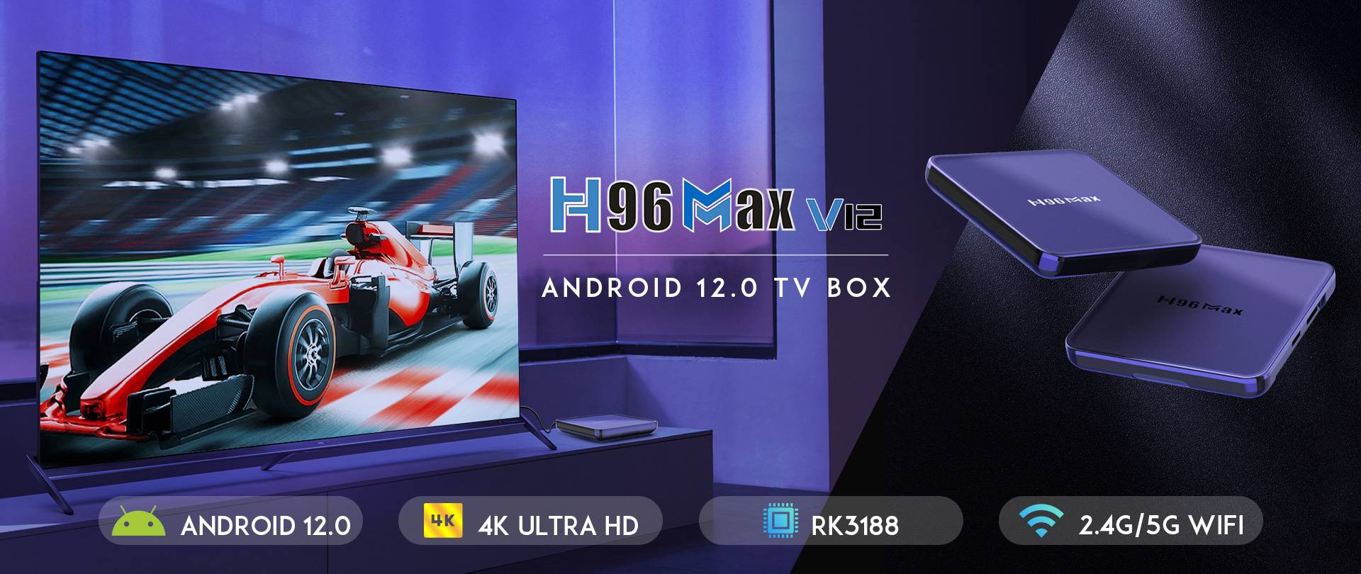 H96 MAX V12 Android 12.0 TV BOX